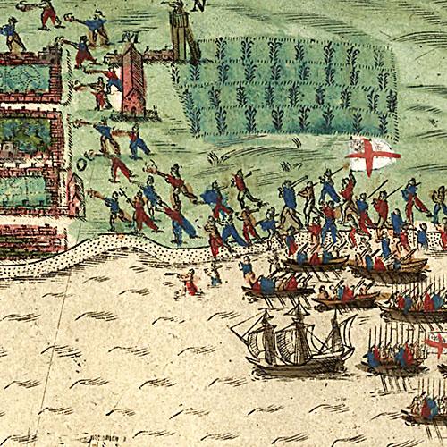 S. Augustini pars est terra Floridaƒ?? 1589