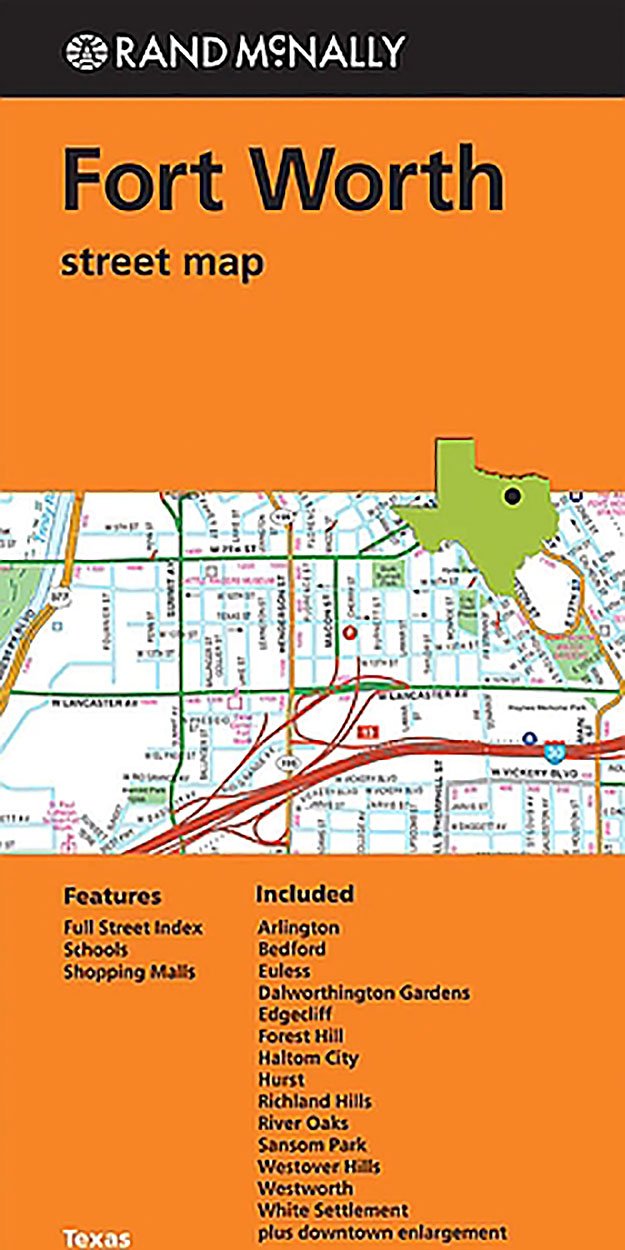 Fort Worth Street Map by Rand McNally