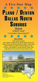 Plano/ Denton Dallas Northern Suburbs by Five Star Maps