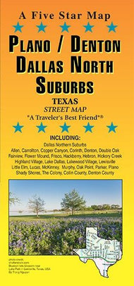 Plano/ Denton Dallas Northern Suburbs by Five Star Maps