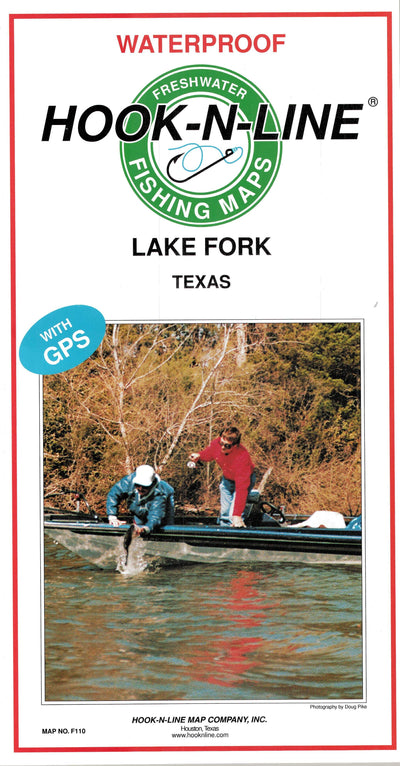 Lake Fork Fishing Map by Hook-N-Line