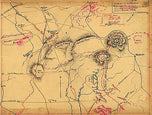 Map of the environs of Pine Mountain, Lost Mountain, Kenesaw Mountain, and Little Kenesaw Mountain by G. H. Blakeslee T. E., June 2-22, 1864