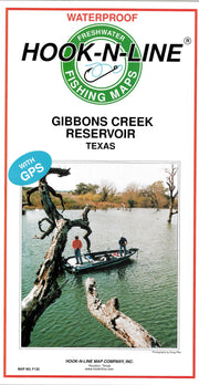 Gibbons Creek Reservoir Fishing Map by Hook-N-Line