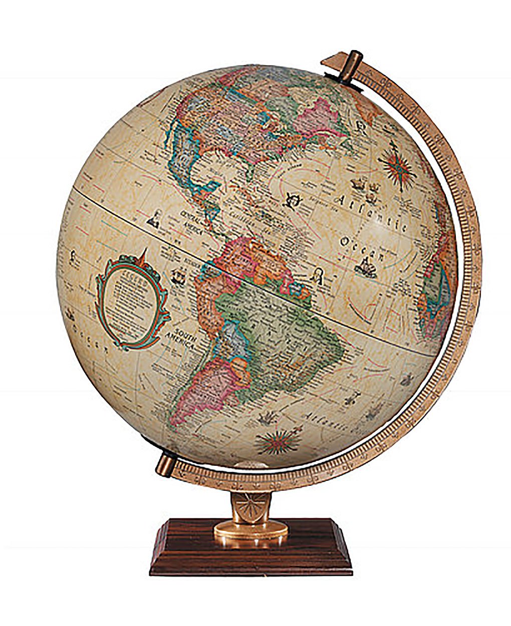 Carlyle 12" Illuminated Antique Desktop