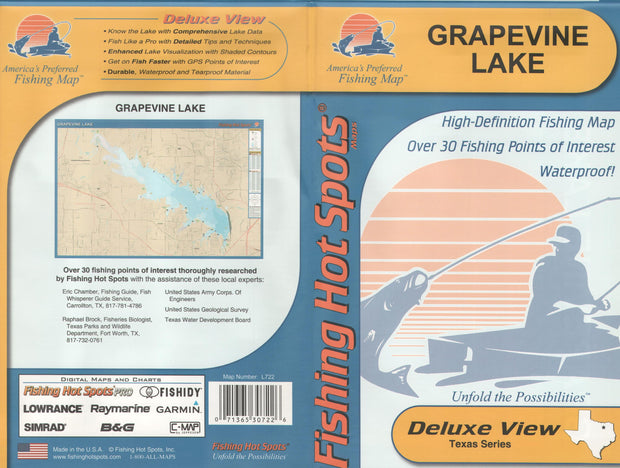 Grapevine Lake Fishing Map