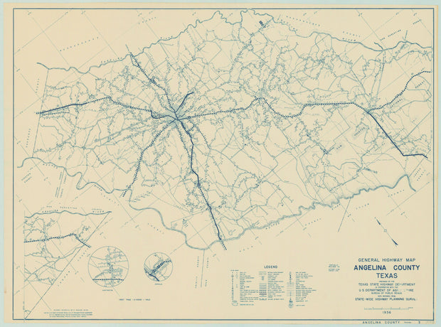 Angelina County 1936, Texas Highway Dept