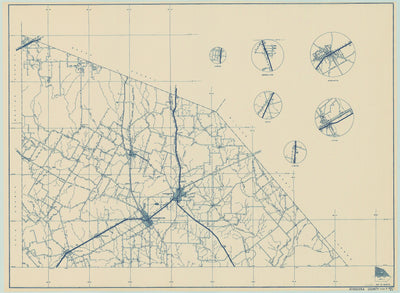 Atascosa County 1936, Texas Highway Dept sheet 1 of 2