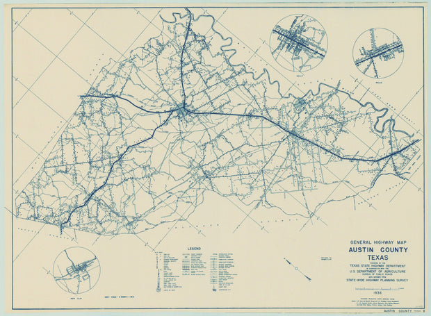Austin County 1936, Texas Highway Dept