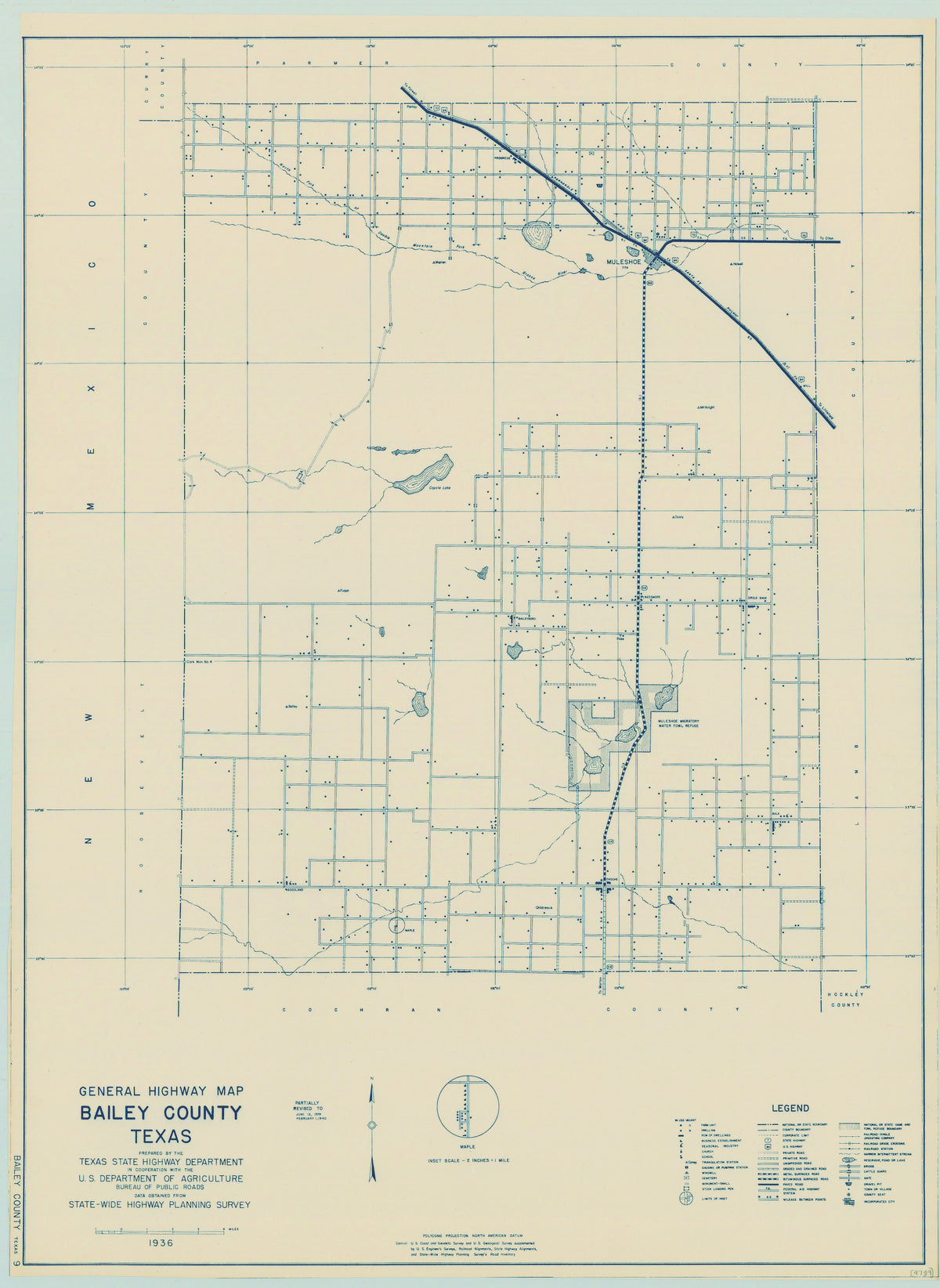 Bailey County 1936, Texas Highway Dept