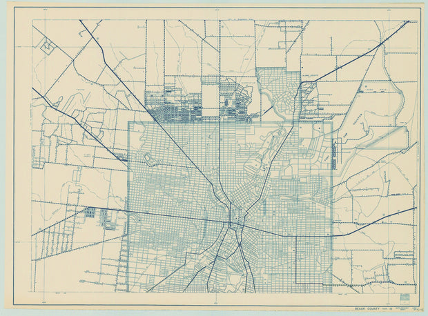 Bexar County 1936, Texas Highway Dept, supp. sheet 1 of 2