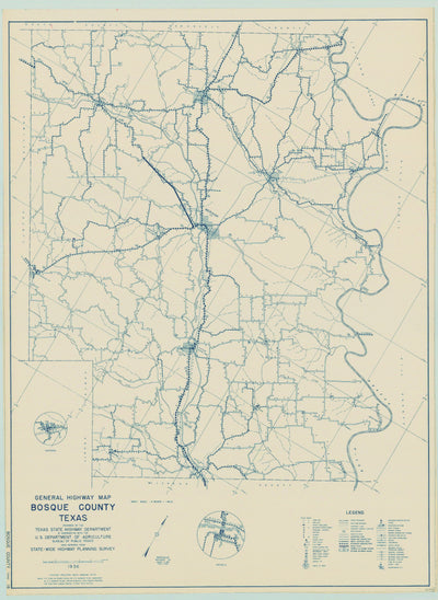 Bosque County 1936, Texas Highway Dept