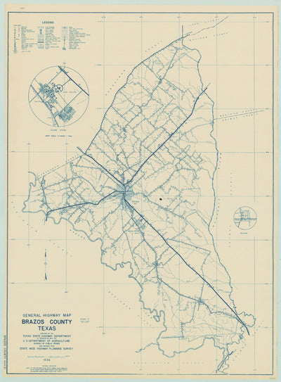 Brazos County 1936, Texas Highway Dept