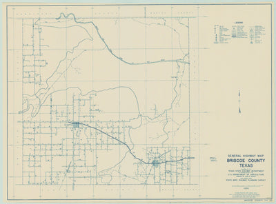 Briscoe County 1936, Texas Highway Dept