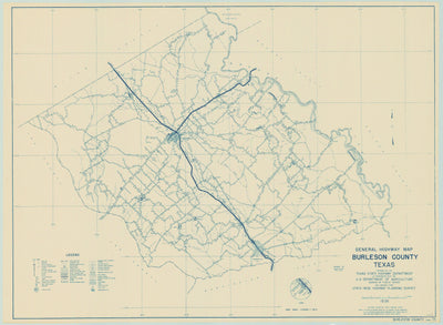 Burleson County 1936, TexasHighway Dept