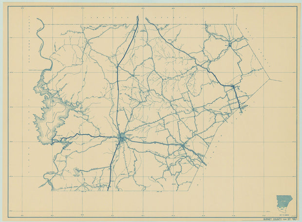 Burnet County 1936, Texas Highway Dept, sheet 2 of 2
