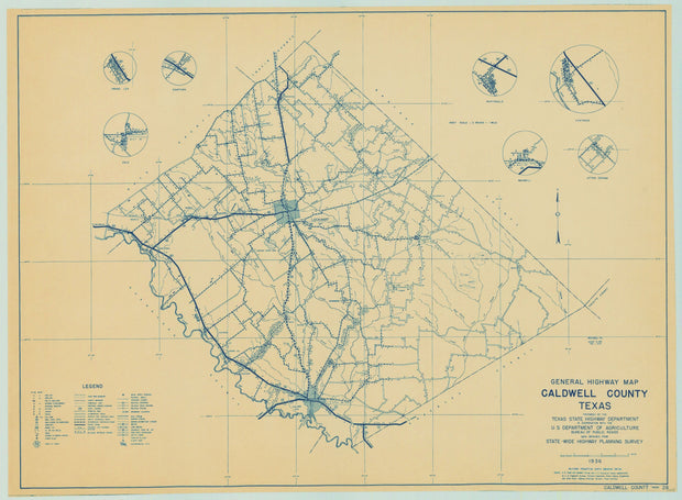 Caldwell County 1936, Texas Highway Dept