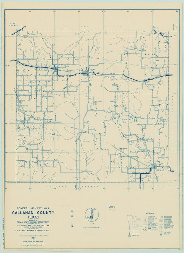 Callahan County 1936, Texas Highway Dept