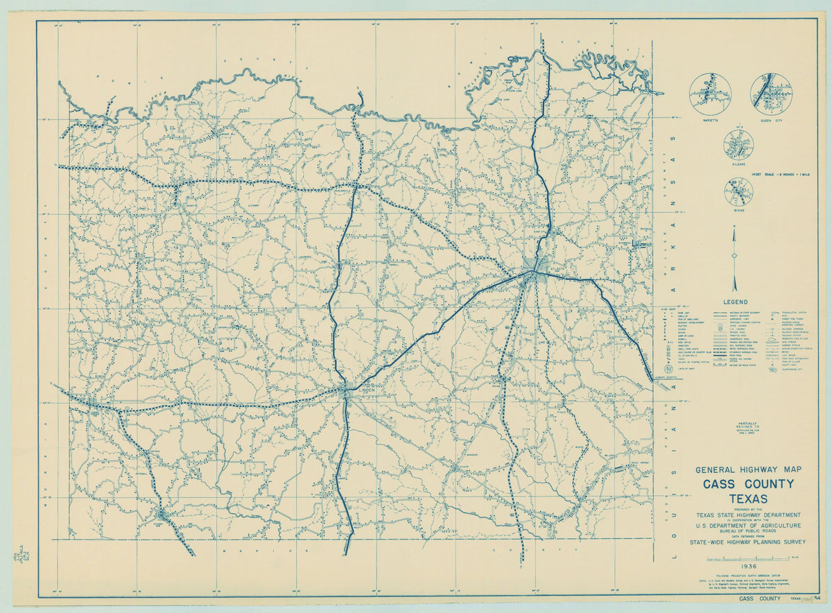 Cass County 1936, Texas Highway Dept