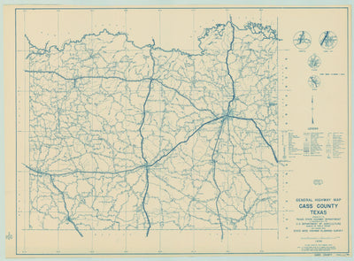 Cass County 1936, Texas Highway Dept