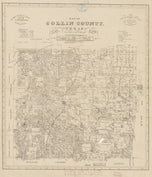 Collin County 1881, ownership map