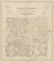 Collin County 1881, ownership map