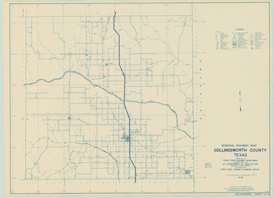 Collingsworth County 1936, Texas Highway Dept