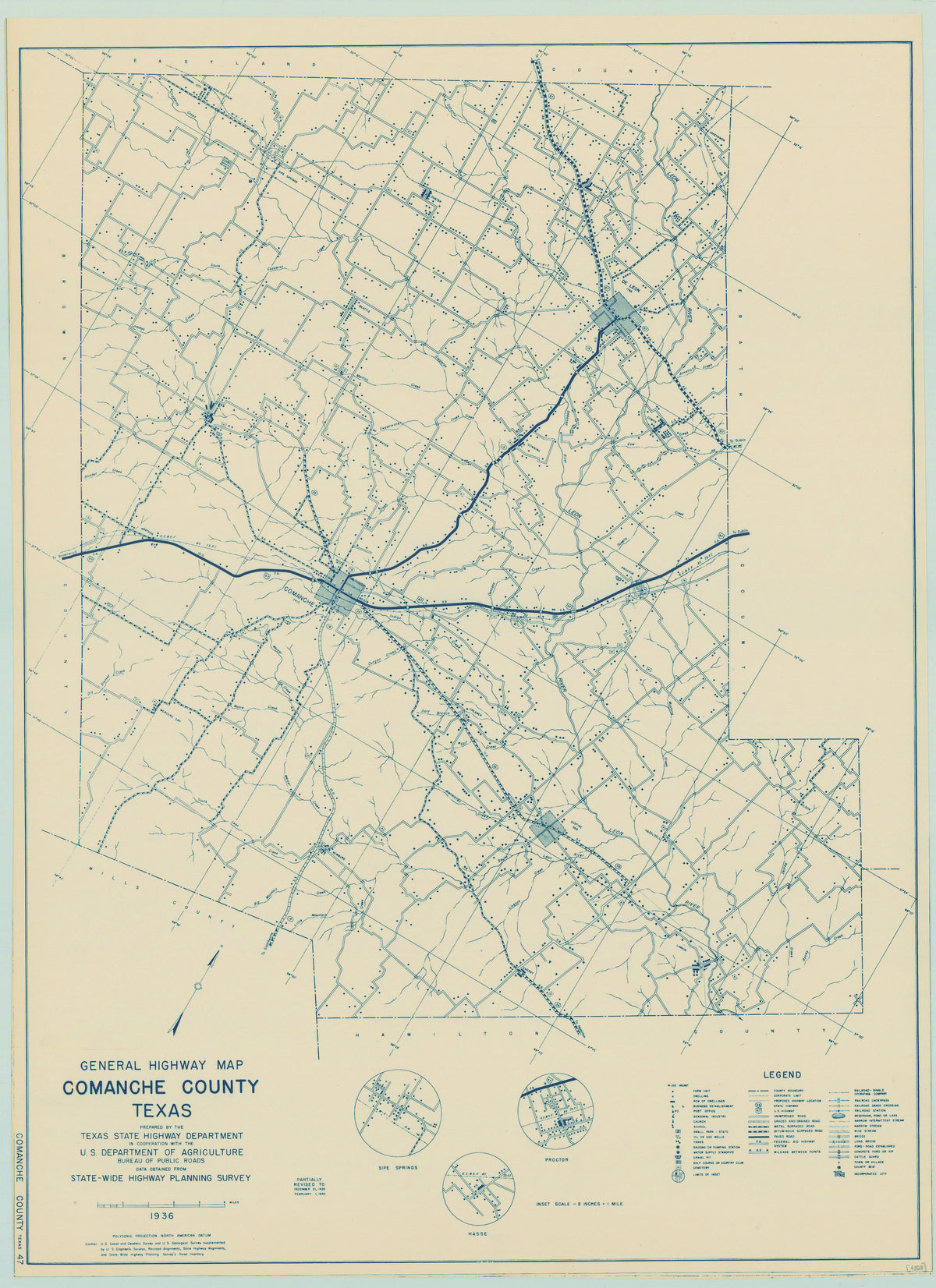 Comanche County 1936, Texas Highway Dept