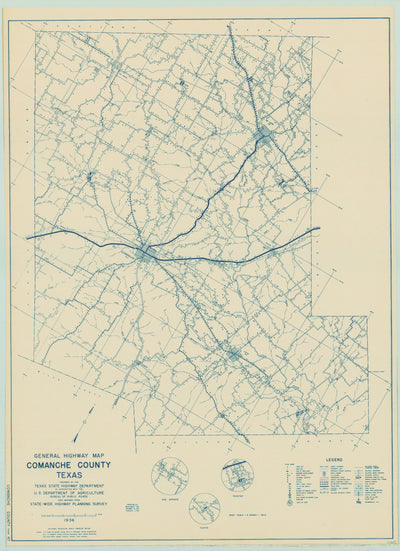 Comanche County 1936, Texas Highway Dept