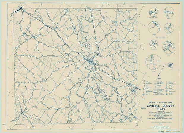 Coryell County 1936, Texas Highway Dept