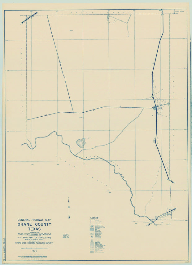 Crane County 1936, Texas Highway Dept