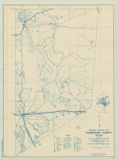 Culberson County 1936, Texas Highway Dept