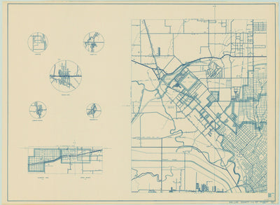 Dallas County 1936, Texas Highway Dept, supp. sheet 1 of 4
