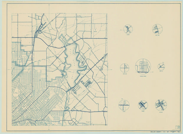 Dallas County 1936, Texas Highway Dept, supp. sheet 3 of 4