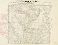 Denton County 1870s(?), ownership map