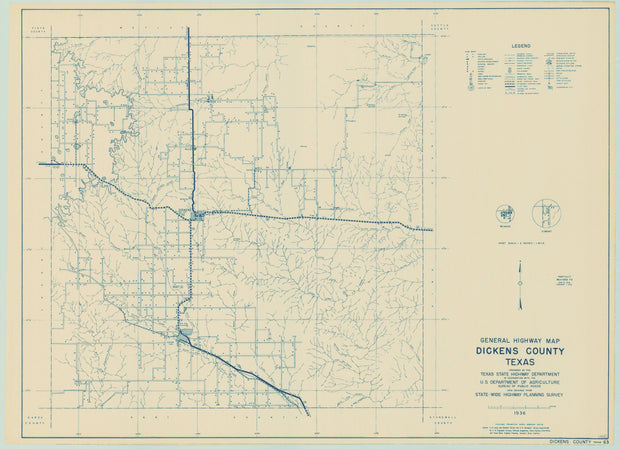Dickens County 1936, Texas Highway Dept