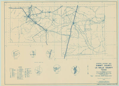 Dimmit/La Salle Counties 1936, Texas Highway Dept