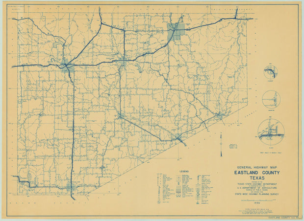 Eastland County 1936, Texas Highway Dept