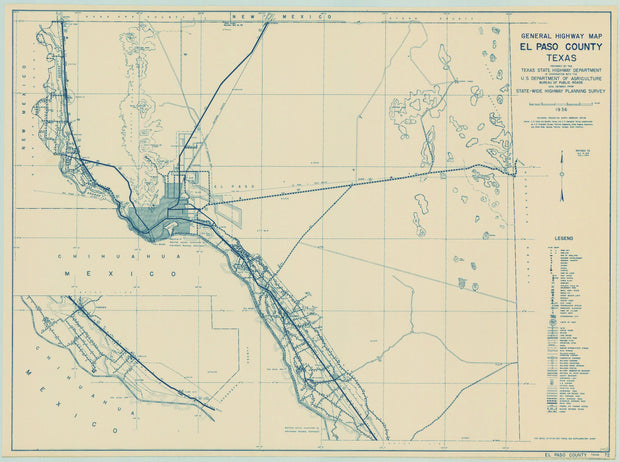 El Paso County 1936, Texas Highway Dept