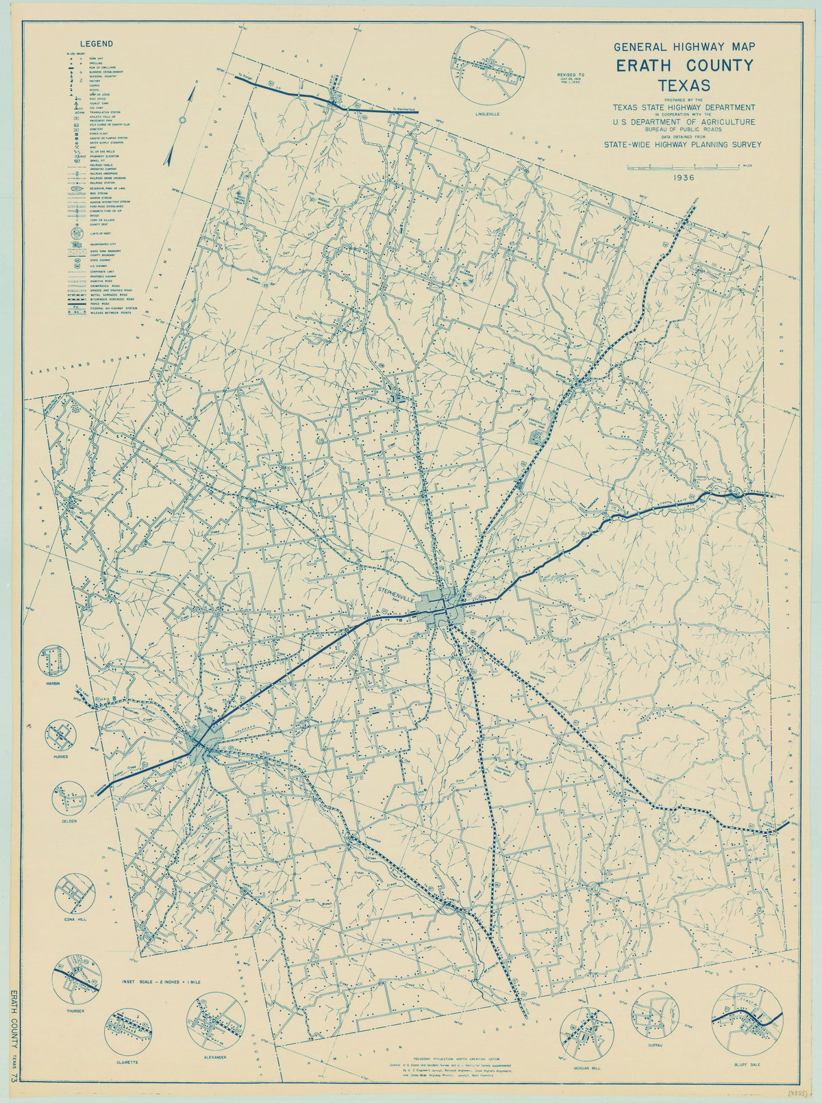 Erath County 1936, Texas Highway Dept