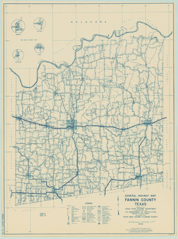 Fannin County 1936, Texas Highway Dept