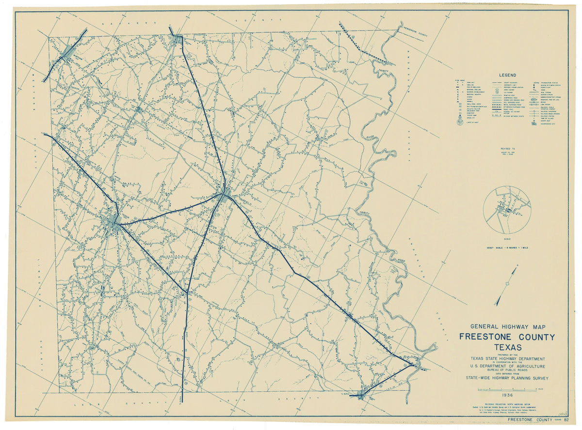 Freestone County 1936, Texas Highway Dept