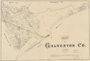 Galveston County 1879, ownership map