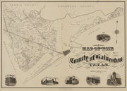 Galveston County 1902, ownership map