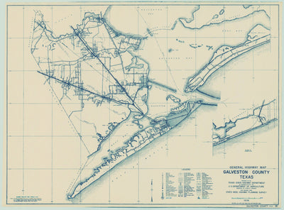 Galveston County 1936, Texas Highway Dept