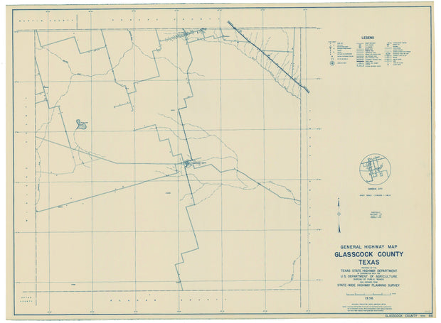 Glasscock County 1936, Texas Highway Dept