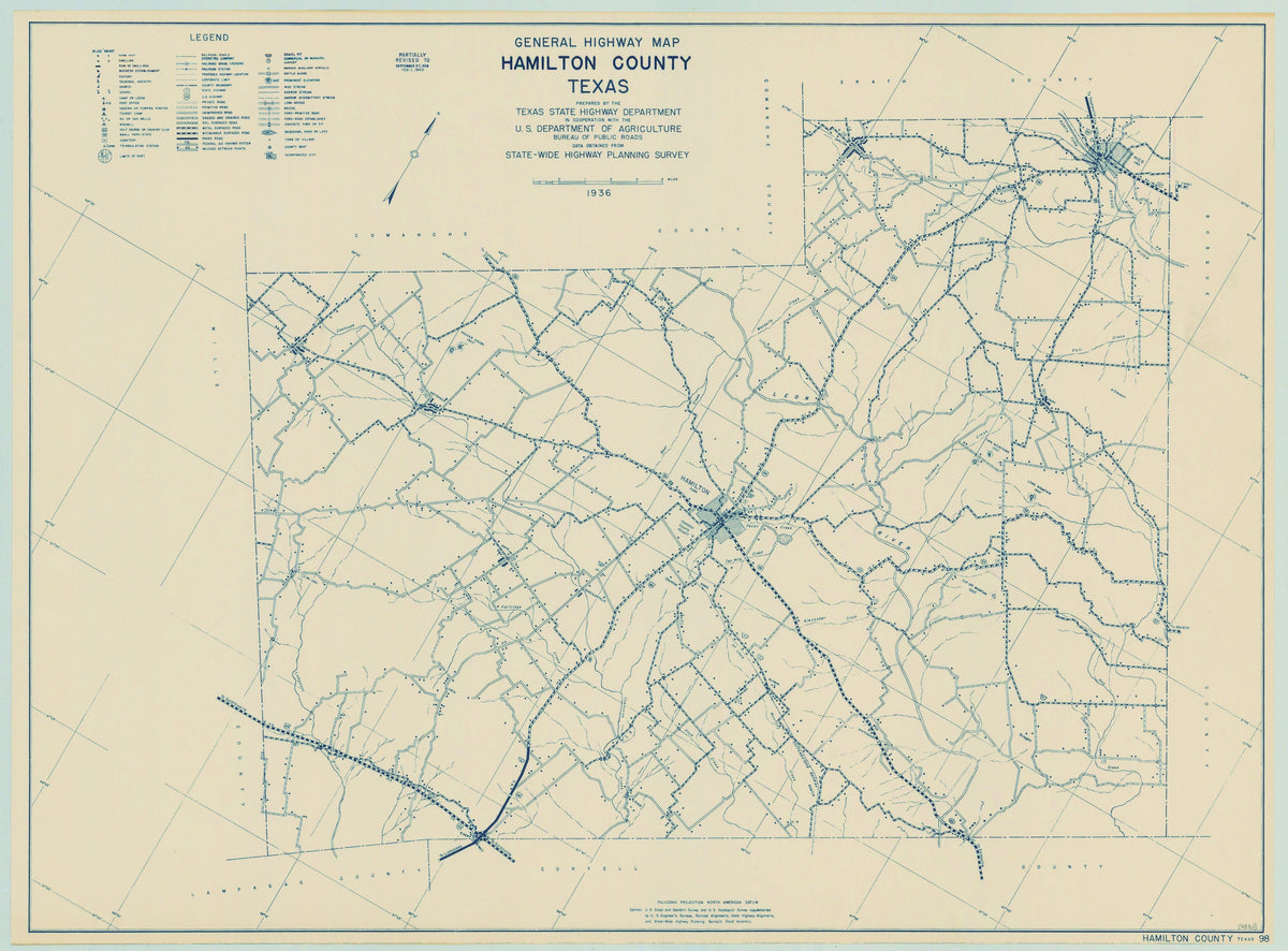 Hamilton County 1936, Texas Highway Dept