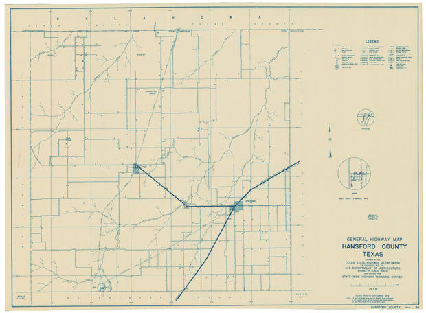 Hansford County 1936, Texas Highway Dept
