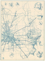 Harris County 1936, Texas Highway Dept, sheet 2 of 2