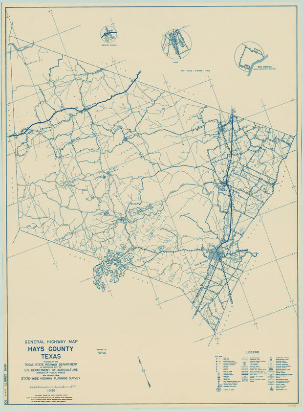 Hays County 1936, Texas Highway Dept