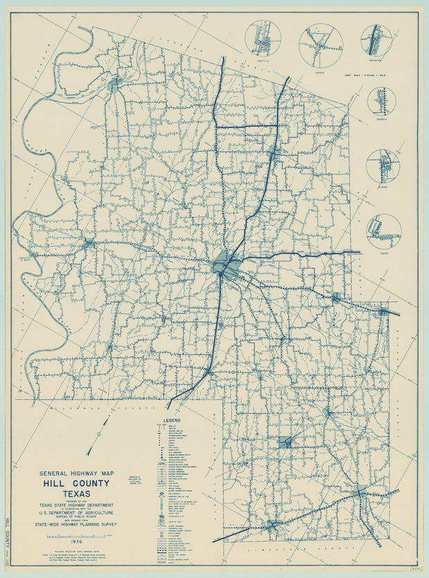 Hill County 1936, Texas Highway Dept